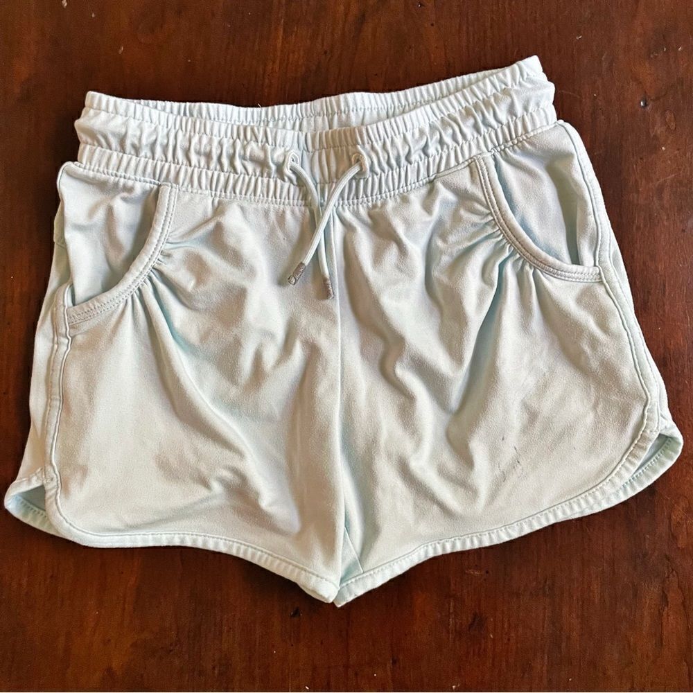 all in motion Pale Blue Little Girls Gym Shorts Size 6/ 6X